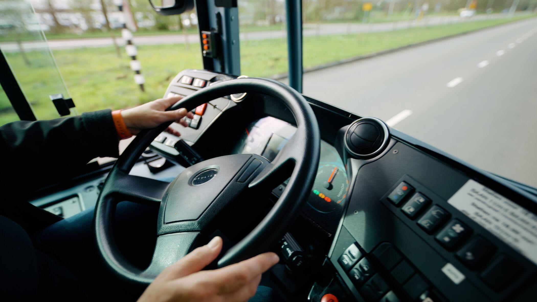 Afbeelding van een bus stuur